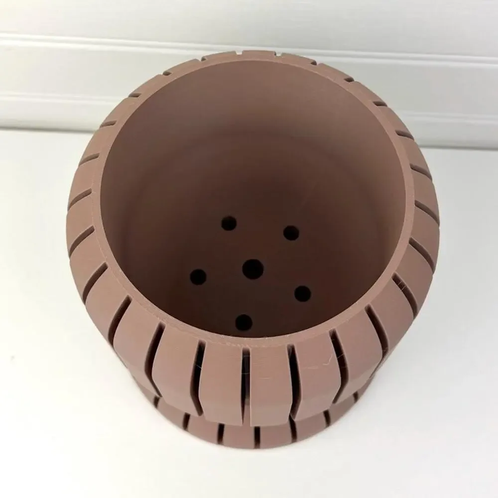 Planter Pot 007, Indoor Plant Pot, Tabletop Planter, Hourglass Inspired